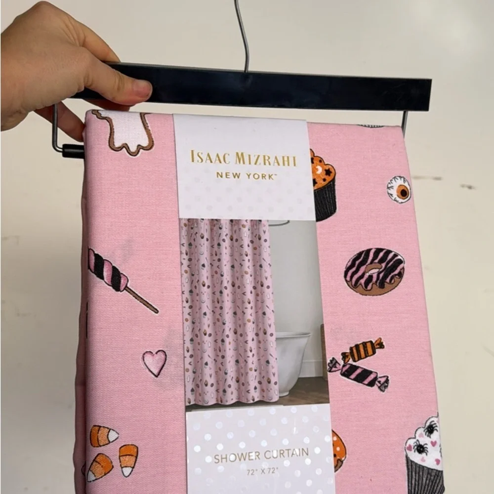 Isaac Mizrahi Pink Candy Shower Curtain - Picture 1 of 1